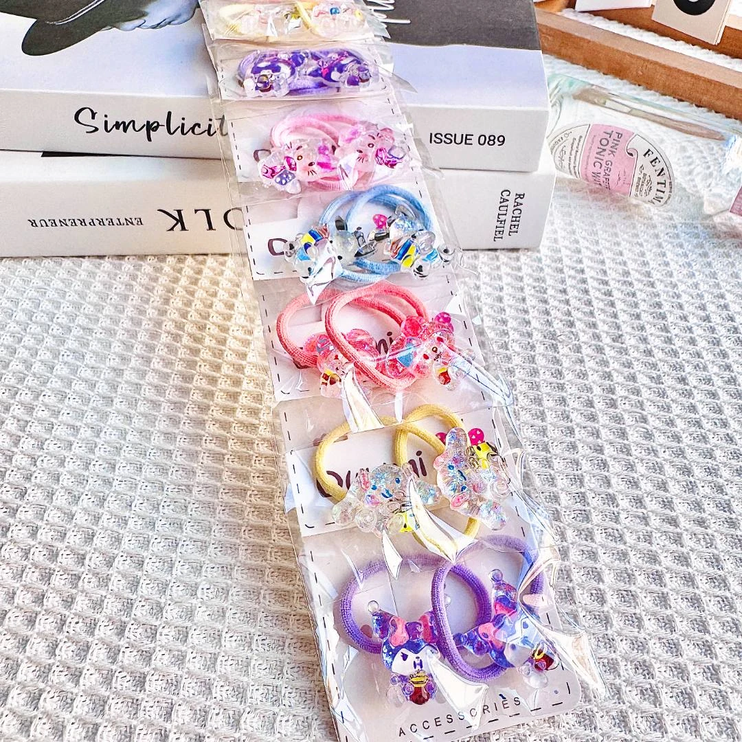 G7三丽欧薯条立体儿童发圈女童宝宝头饰公主可爱不伤发头绳韩版