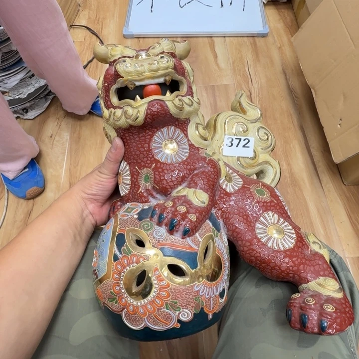 瓷片工艺品摆件瓷器摆件正能量