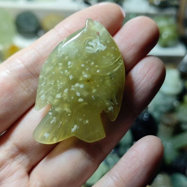 岫玉挂坠款式未镶嵌