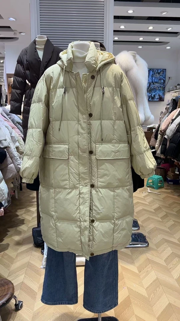 杨茹家7720长款羽绒服