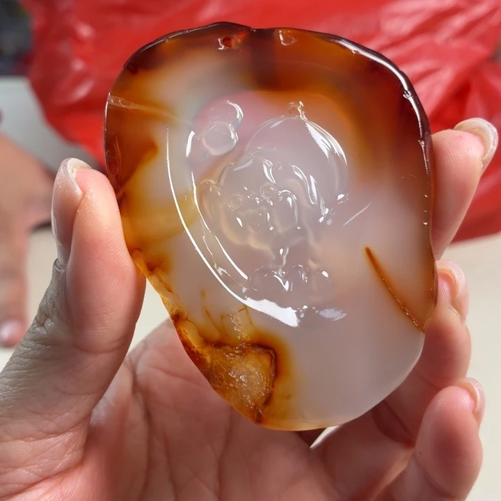 玛瑙/玉髓未镶嵌吊坠(不含链)
