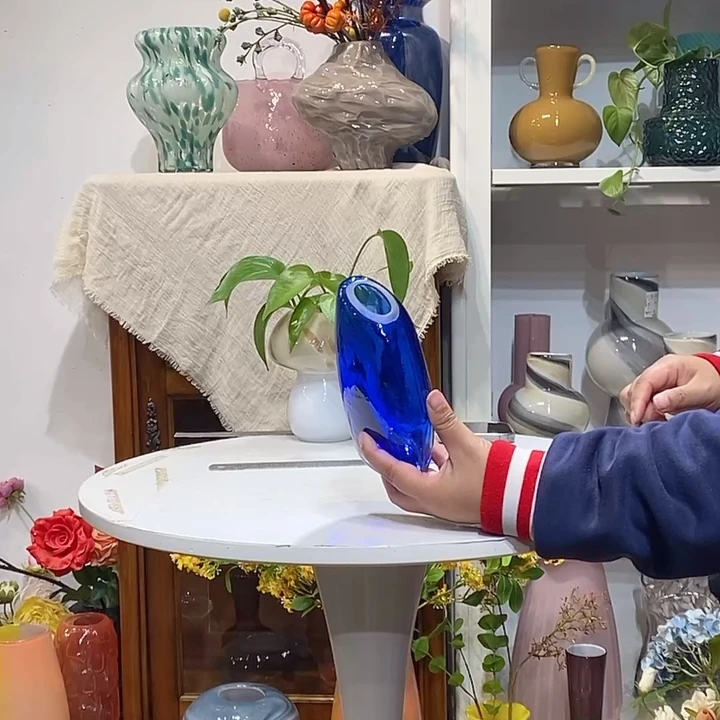 原色口3高14.5花瓶