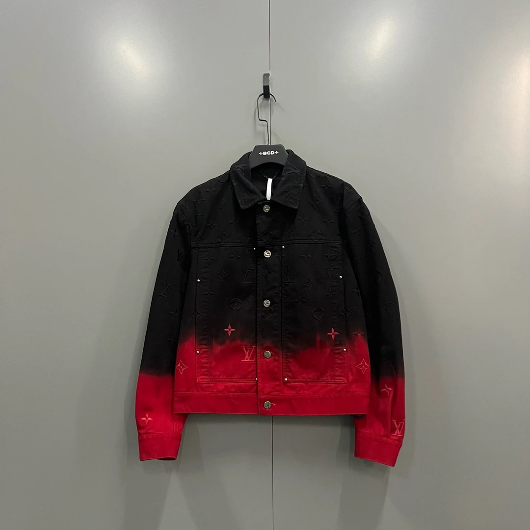 95新 LouisVuitton/路易威登 渐变老花牛仔外套 50码/26528/
