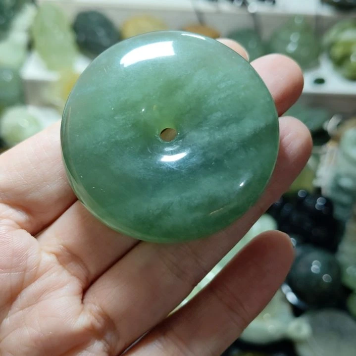 岫玉平安扣未镶嵌