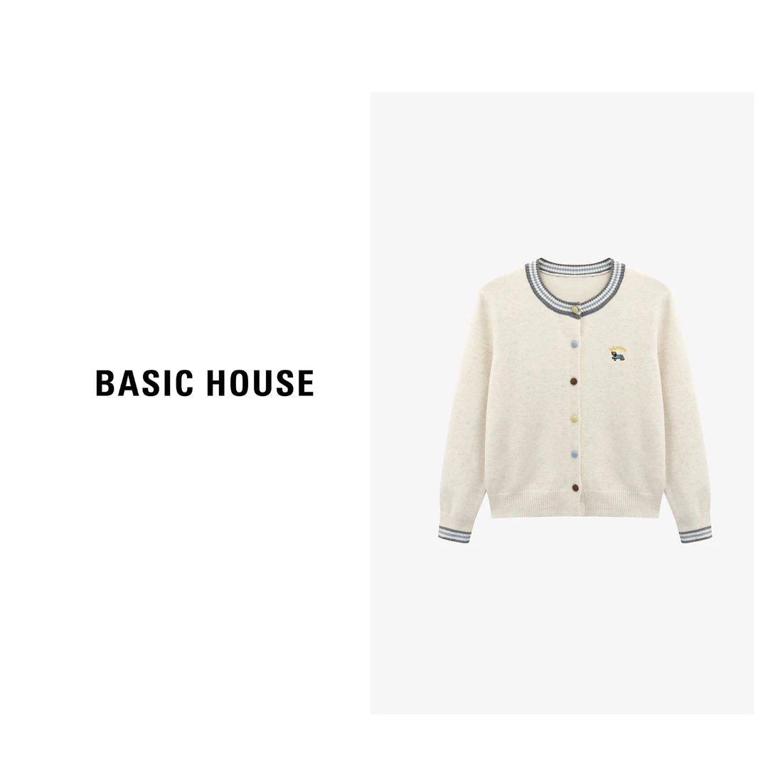 Basic House/百家好老钱风松弛感女装贵气洋气毛衣-B0625B5KUJ2