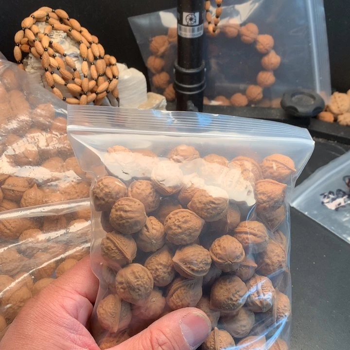 桃核吊坠林*爷野生精品小核桃散籽