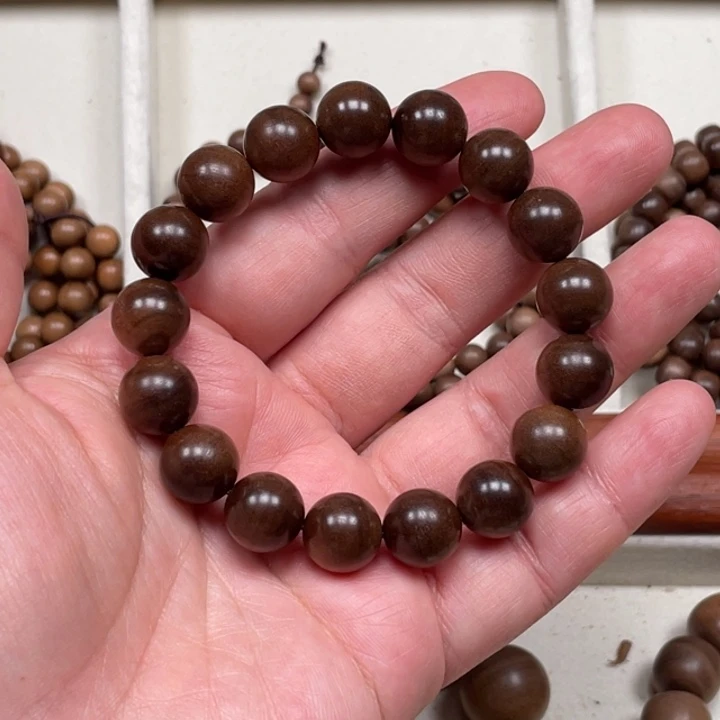 檀香木手串/手链迈索尔正区老山檀香1.2/17黑肉
