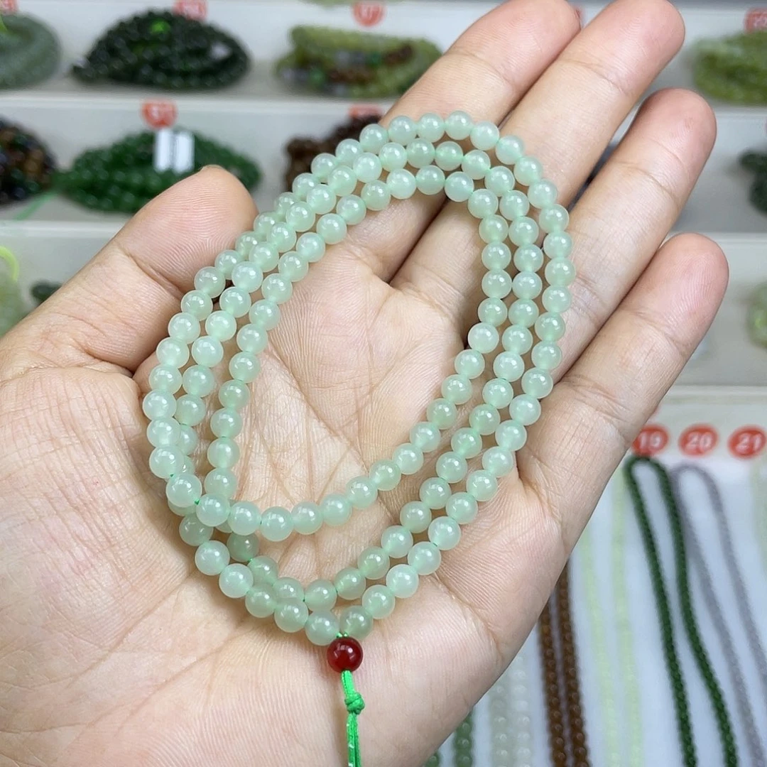 颈饰未镶嵌和田玉5mm