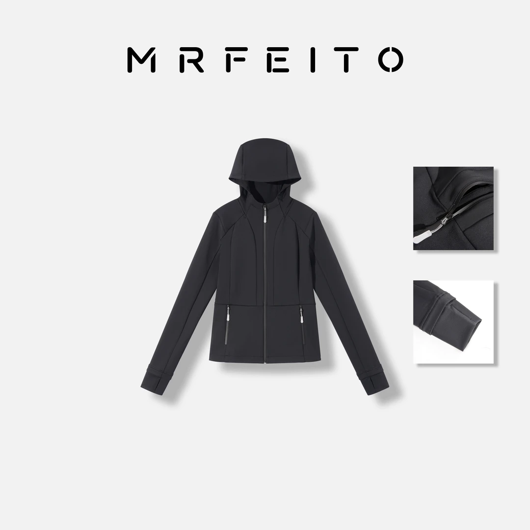 MRFEITO“银河旷野”户外连帽拉链女士外套H16W22779
