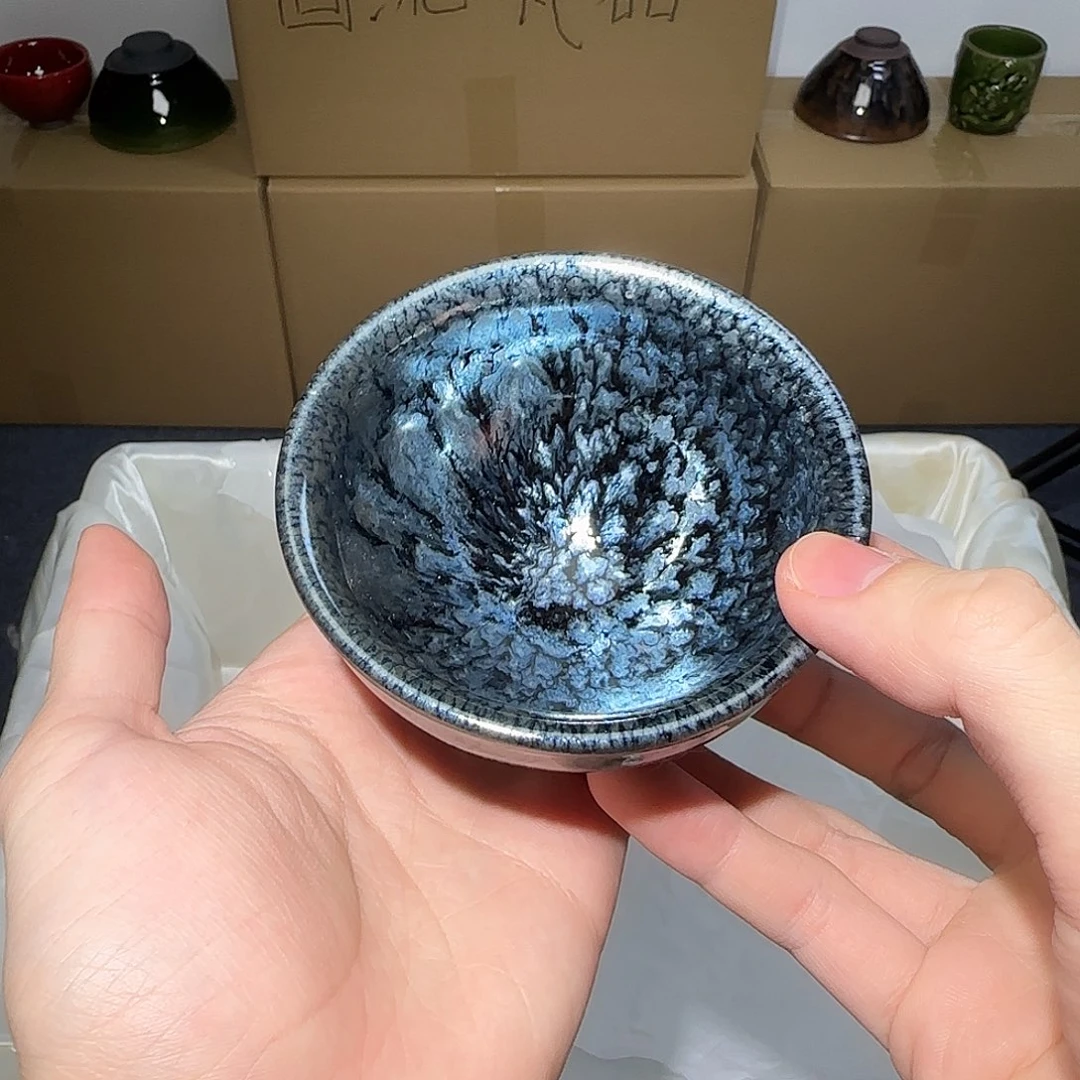 茶盏微瑕建盏，介意勿拍