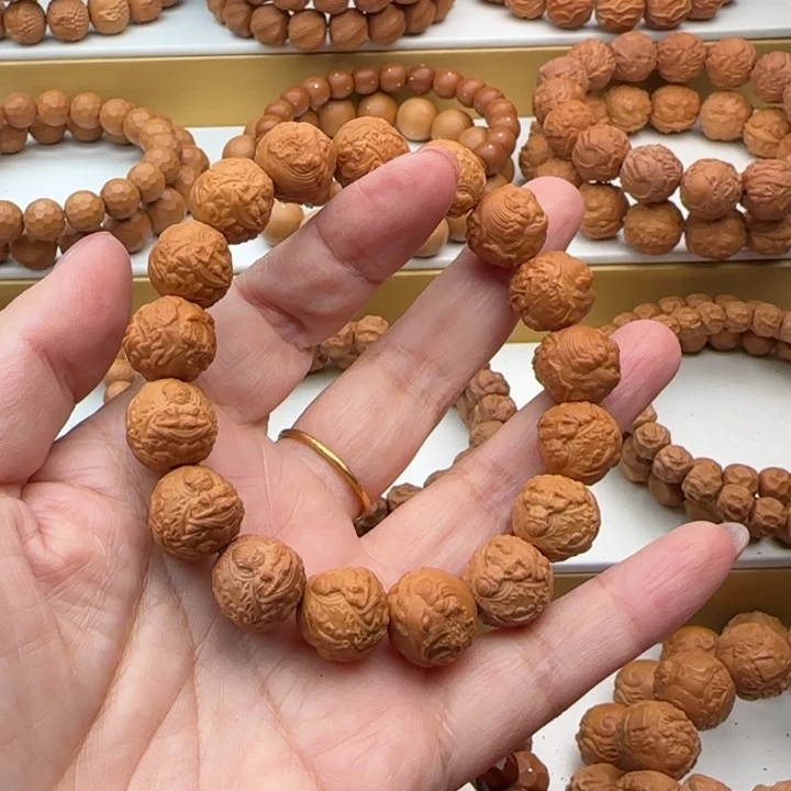 猴头核桃吊坠体验款十二生肖守护神鸡