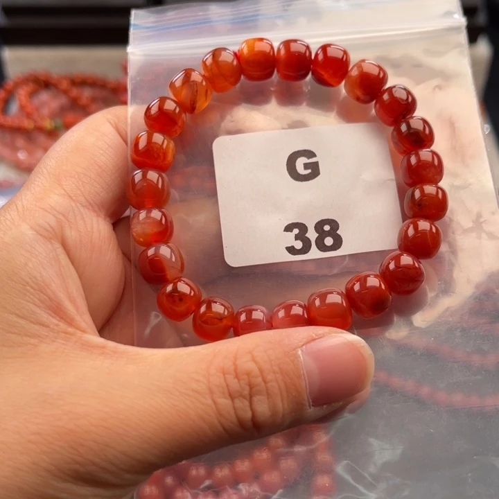 南红玛瑙未镶嵌多样性发货默认微瑕称重9mm