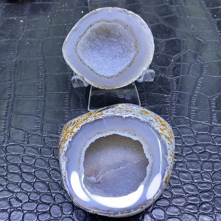 未镶嵌珠宝半成品水晶香芋软啵啵盆