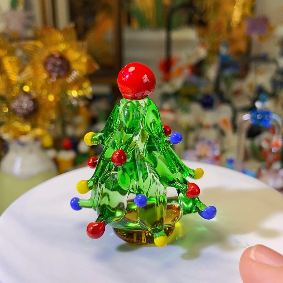 手工艺品琉璃红球