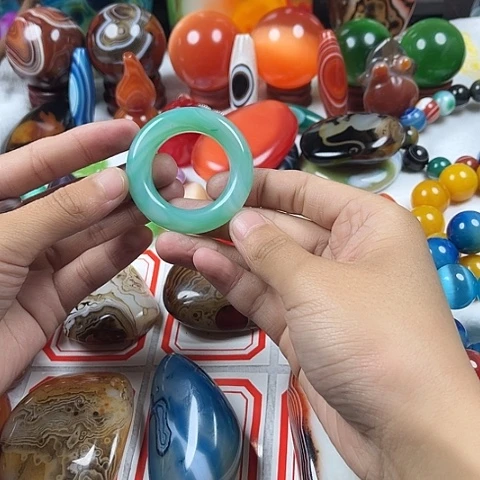 玛瑙/玉髓戒指合金