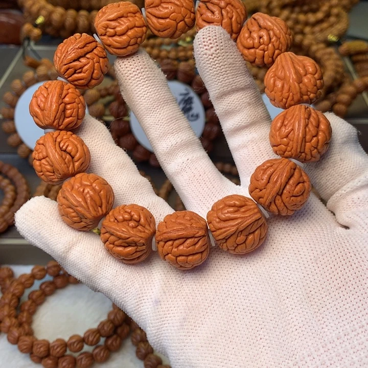 手串桃核秦岭龙纹