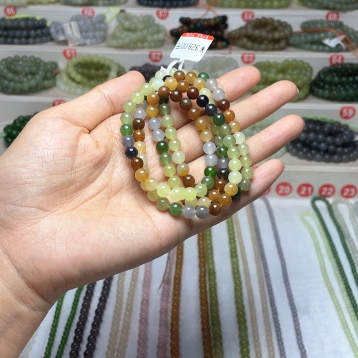 义***城和田玉未镶嵌颈饰6mmW