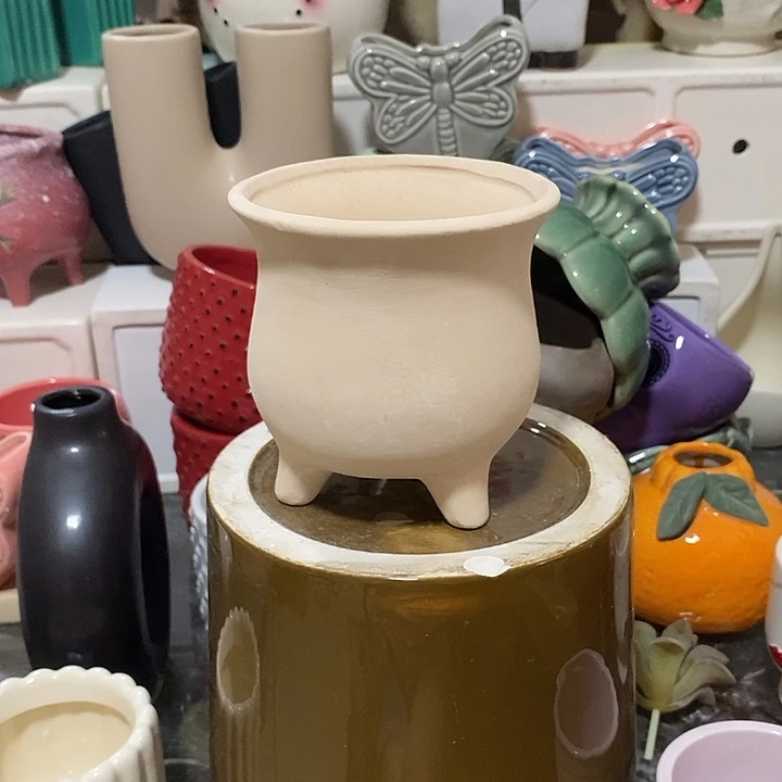 摆件多肉植物盆瑕疵有孔