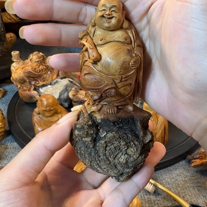 崖柏摆件手把件等