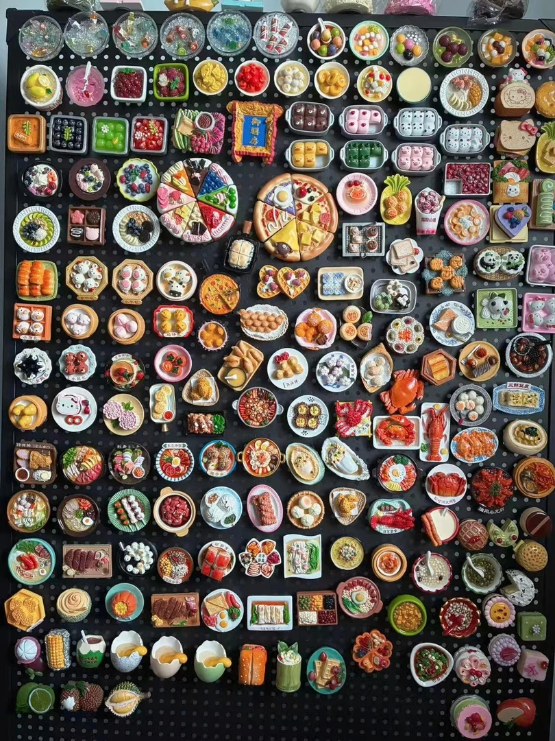 【直播间拆】双许愿大号立体磁吸装饰好物食玩冰箱贴