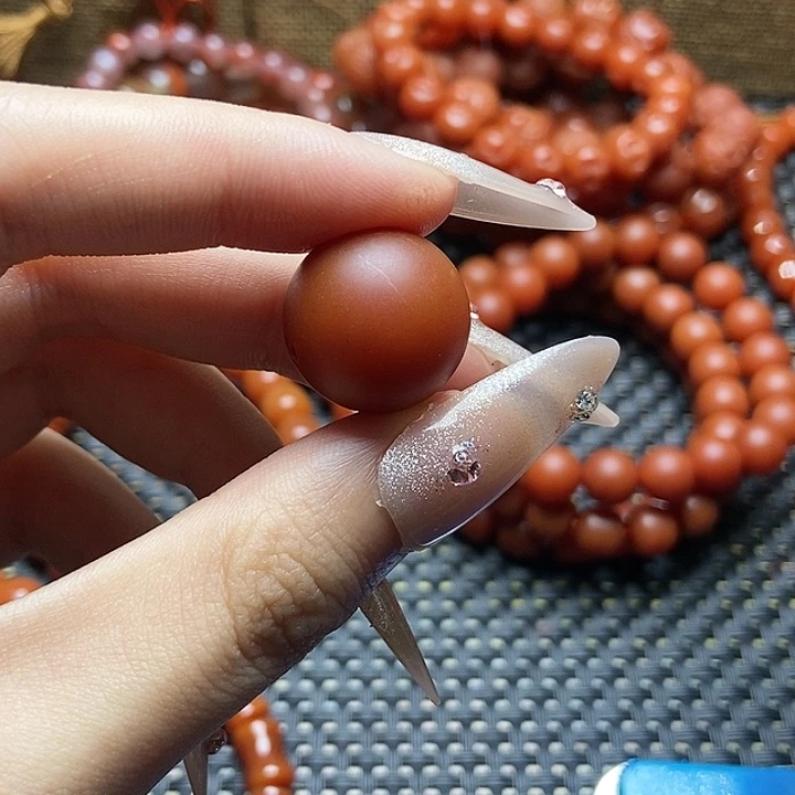南红玛瑙柿子红合金