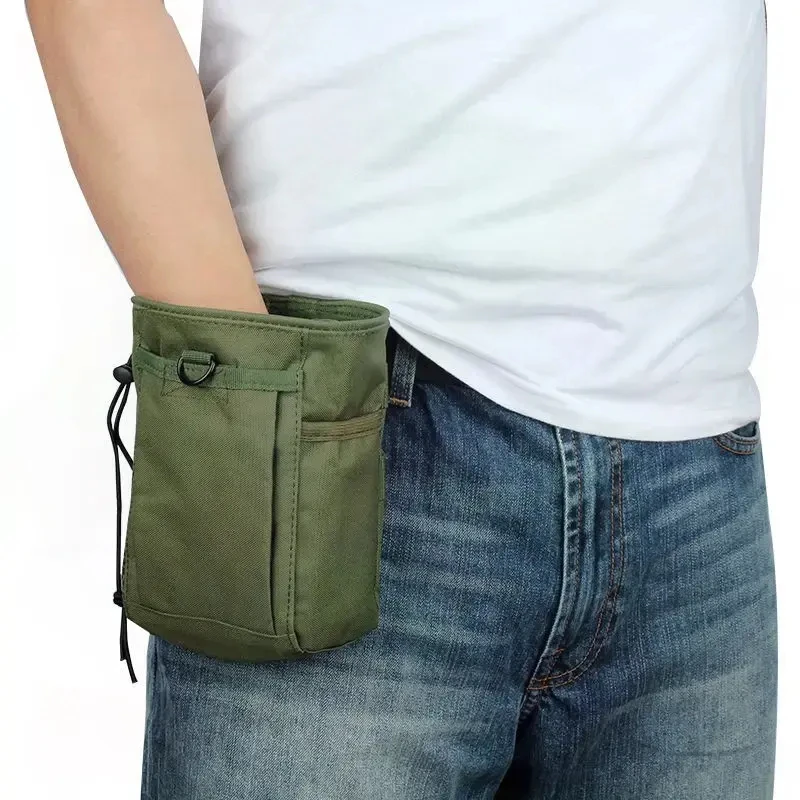 户外战术回收袋新款多功能攀岩束口杂物包附件包腰挂骑行收纳包LQ