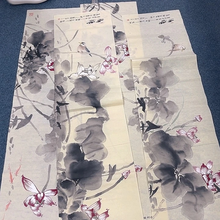 国画纯手绘字画宣纸