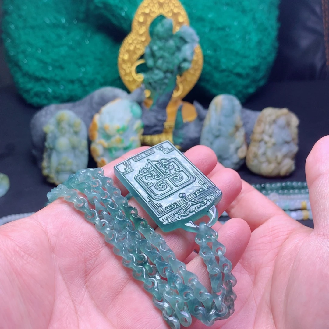 捞***哥定制翡翠未镶嵌翡翠