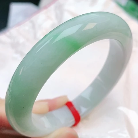 未镶嵌手镯翡翠55圈口882789
