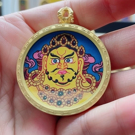 吊坠唐卡绘画作品欣赏