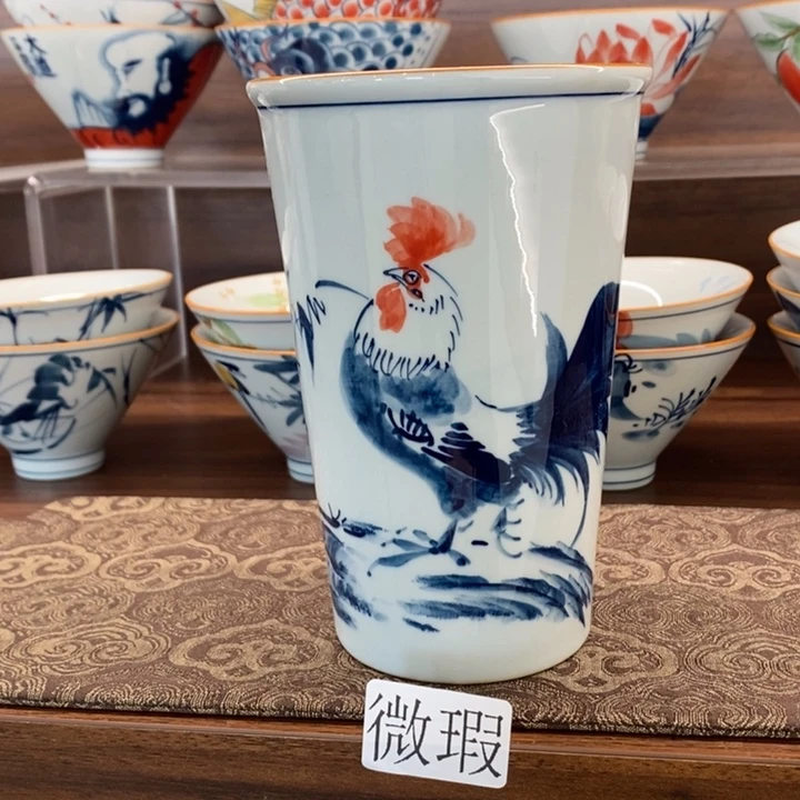 釉下老陶泥手工绘制