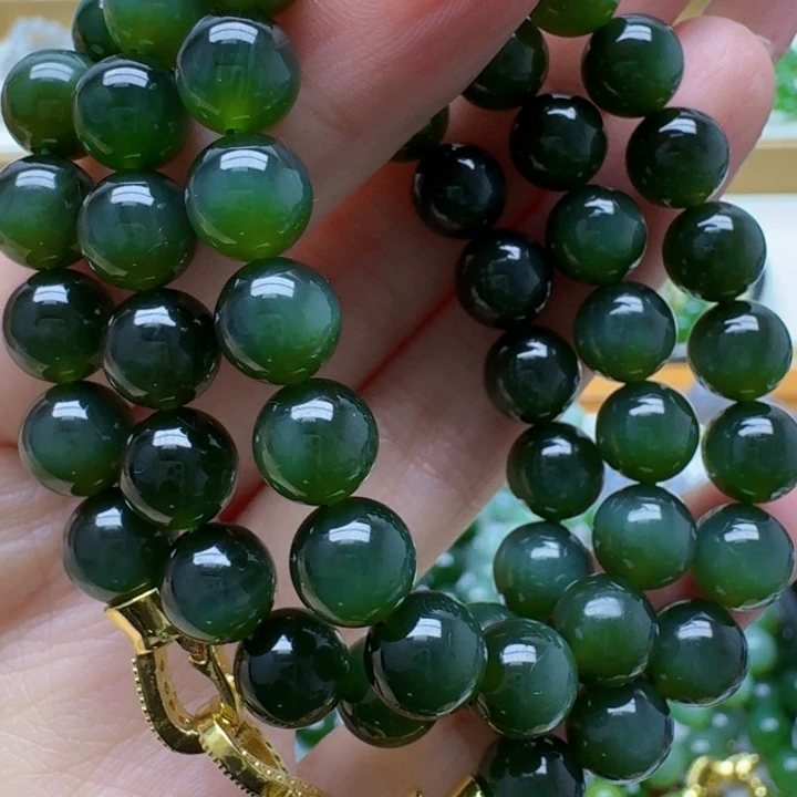 和田玉未镶嵌手链