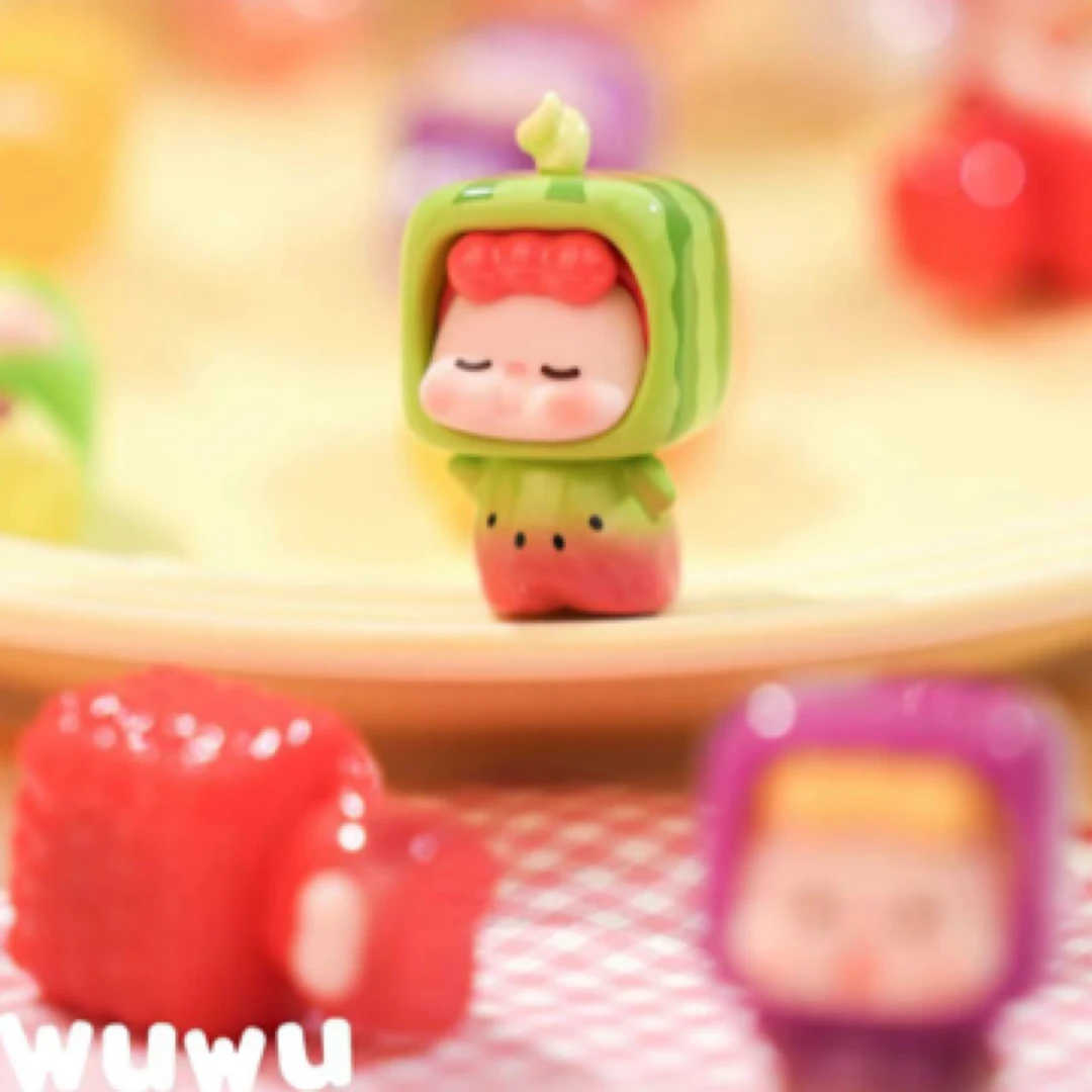 【沁沁拆盒】wuwu水果方了系列萌粒盲袋磁吸版盲盒可爱摆件