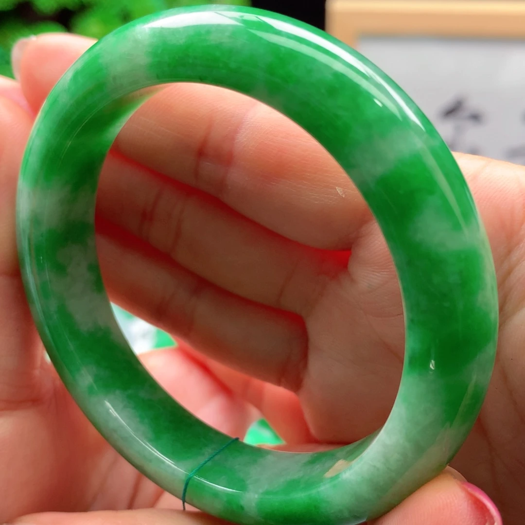 未镶嵌手镯翡翠缅甸56.5