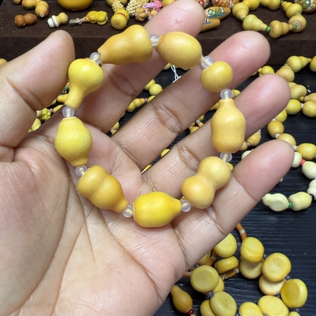 多***～草里金葫芦手串9颗