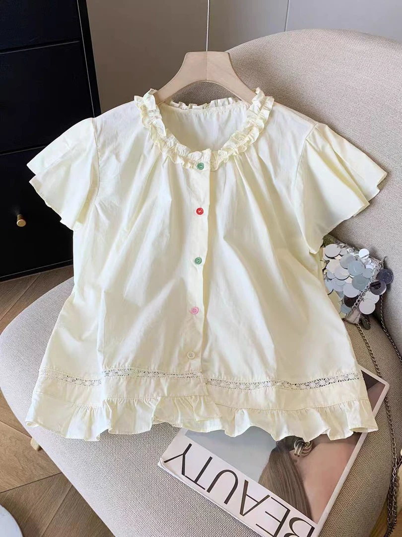 987956花边小清新短袖