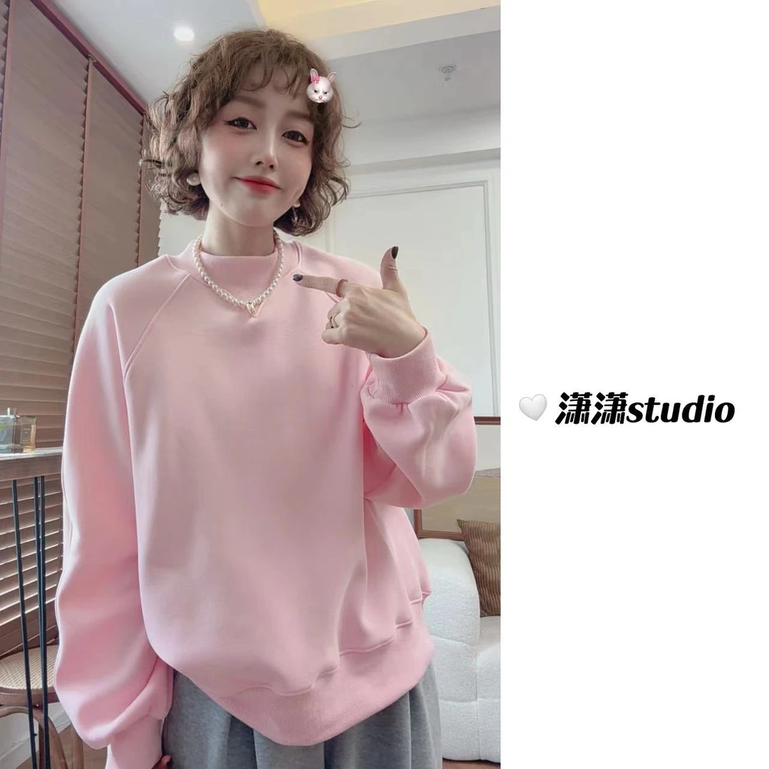 【小立领卫衣】【插肩设计很显瘦】【内里超柔舒服】潇潇自制卫衣XA0029
