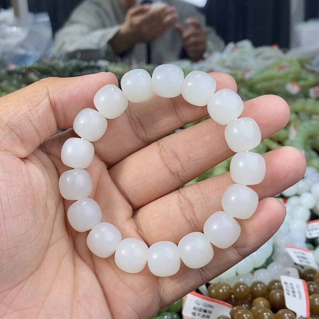 和田玉未镶嵌手串天然卡13且末天泰料多样性拍一发一