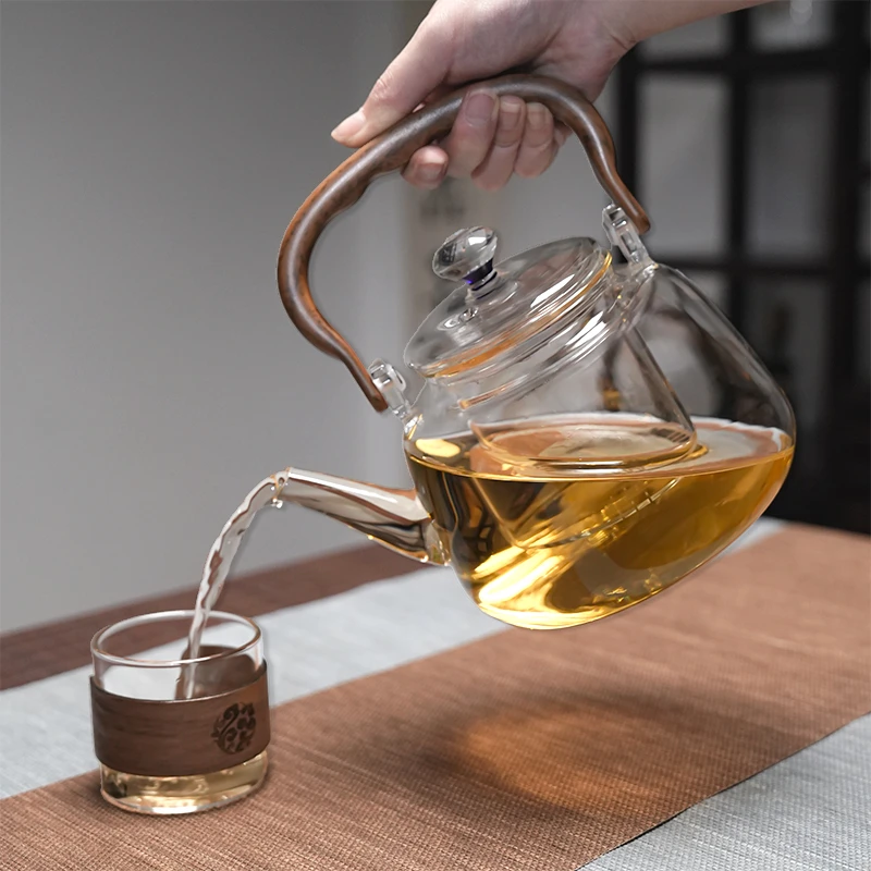 玥纳斯大容量星空玻璃煮茶壶家用茶水分离泡茶壶电陶炉专用壶具