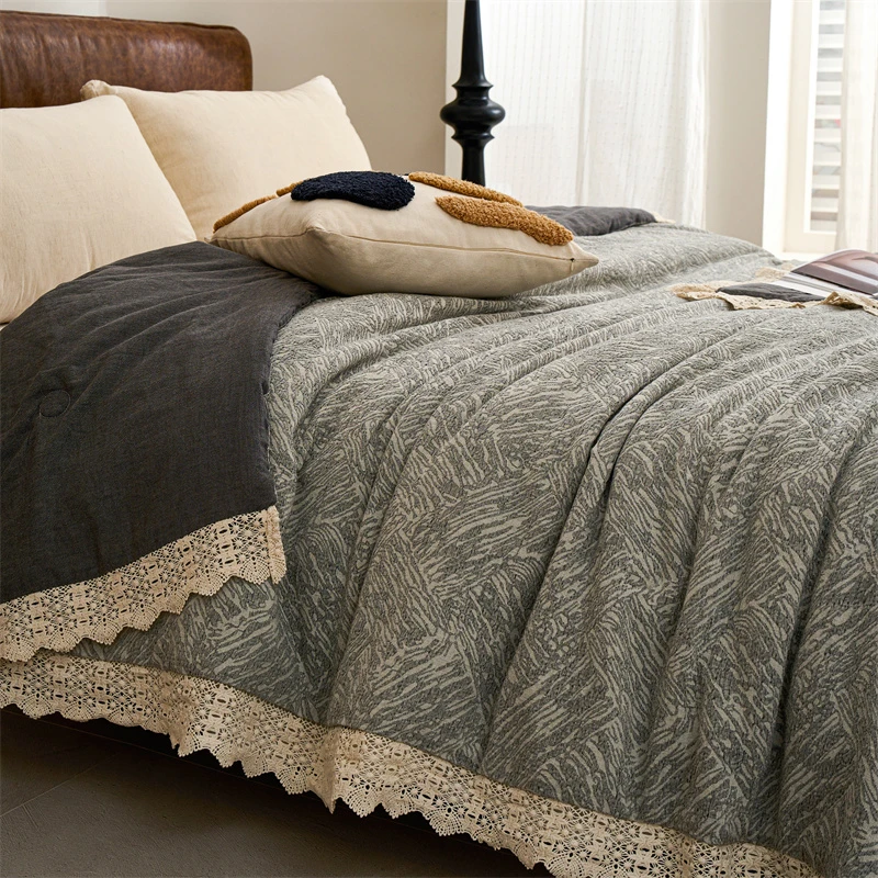 绮梦澜纹被·Lace Texture Quilt-复古雅韵，舒适新体验
