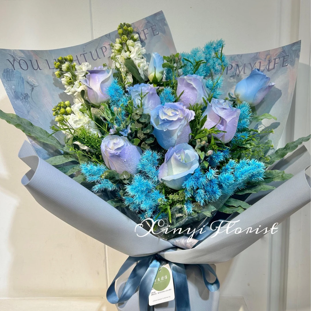 【情人节送礼】紫罗兰，骄傲，针叶，网红叶，尤加利叶