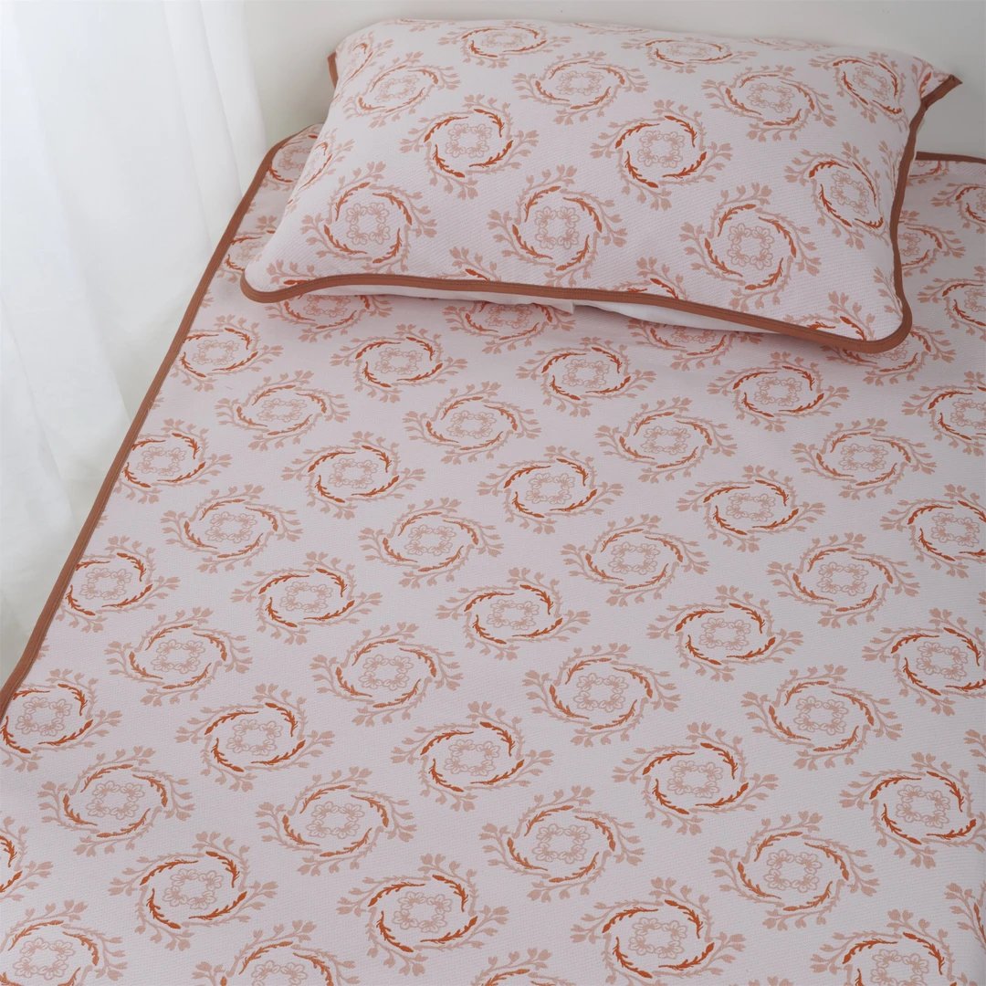 雅赞【儿童拼接床纱布软席】透气防滑双面床盖四季通用