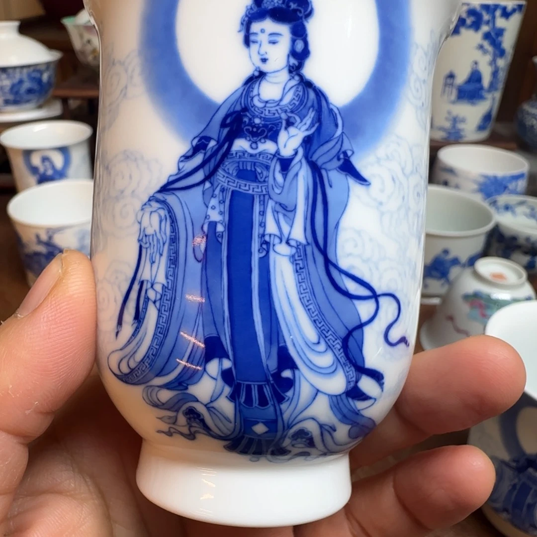 陶摆件今天晚上的月亮很圆