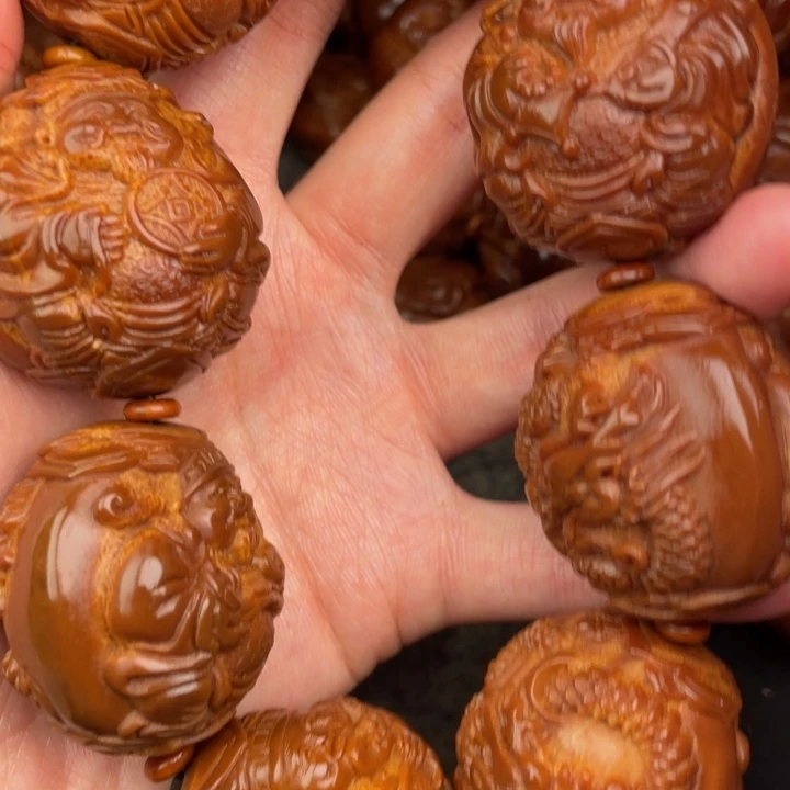 财***神吊坠橄榄核橄榄核