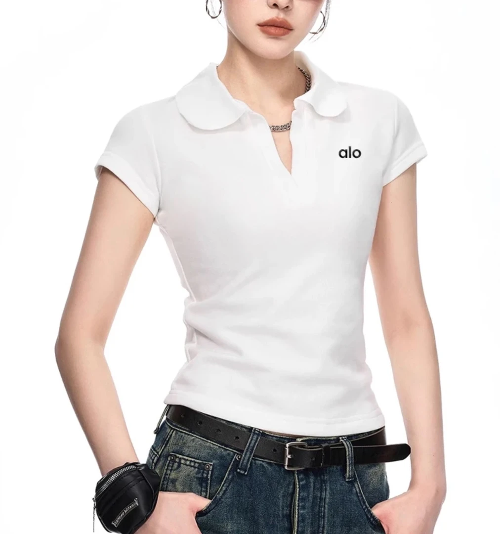 鹅~“POLO小tip”新潮时尚透气 运动时尚酷帅上衣26158