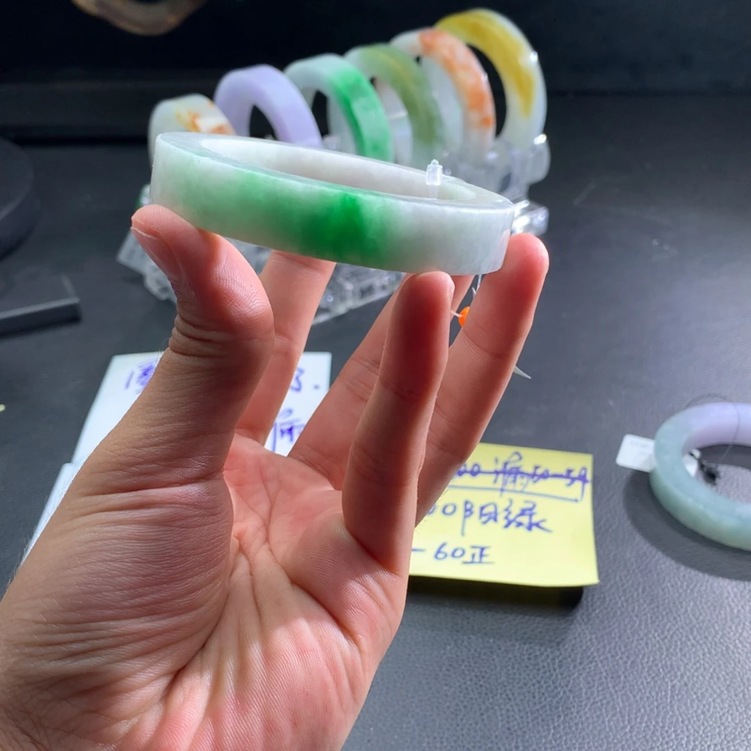 未镶嵌手镯定制翡翠57-60