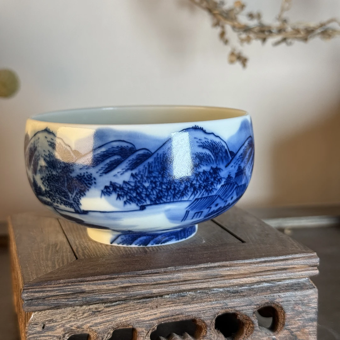 景德柴窑 山水主人杯 520061