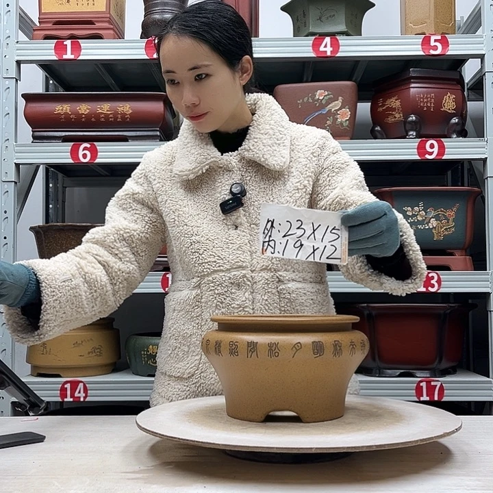 紫砂花盆紫砂花盆