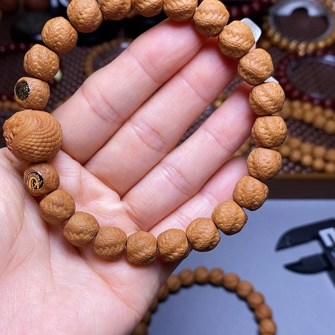 手串猴头核桃双标灵蛇全品