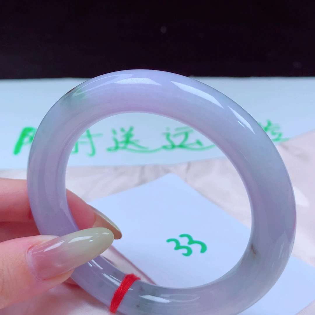 未镶嵌手镯翡翠天然缅甸翡翠A货手镯 33号
